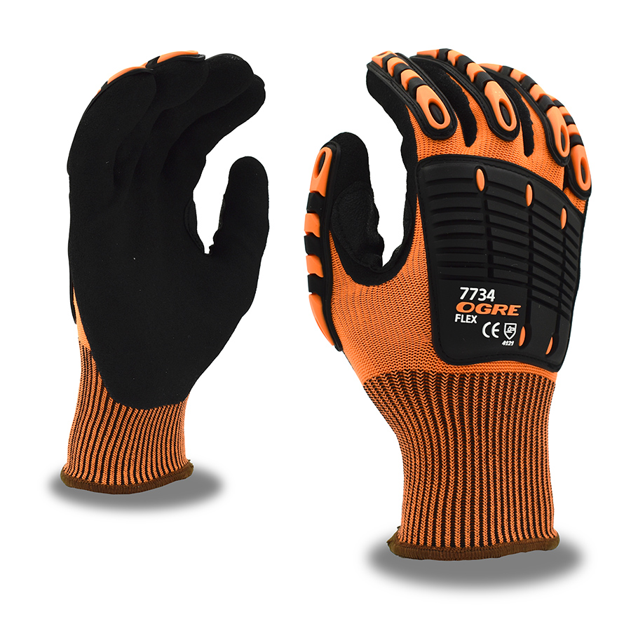 OGRE® Impact-Resistant Nitrile Industrial Gloves - Hand Protection